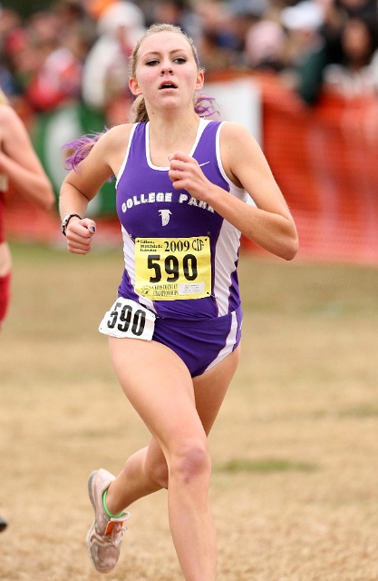 2009 CIF XC Girls D2-094.JPG - 2009 California CIF Cross Country Championships, Woodward Park, Fresno, California